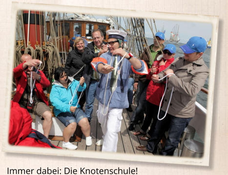 Knotenschule mit dem Comedy Matrosen aus Hamburg